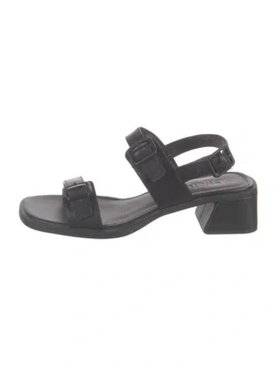 Pre-owned Camper Leather Sandals In Black