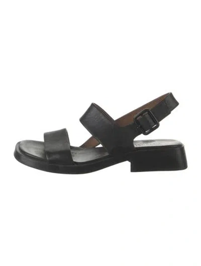 Pre-owned Camper Leather Sandals In Black