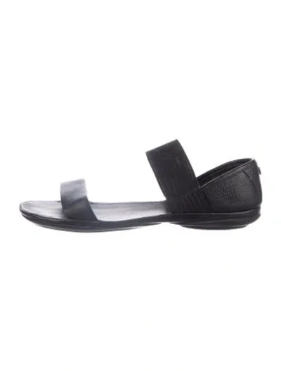 Pre-owned Camper Leather Sandals In Black
