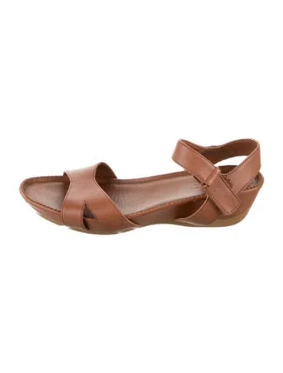 Pre-owned Camper Leather Sandals In Brown