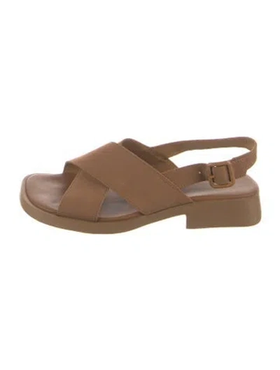 Pre-owned Camper Leather Sandals In Brown