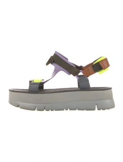 Pre-owned Camper Leather Sandals In Brown
