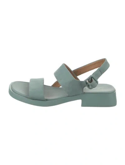 Pre-owned Camper Leather Sandals In Green