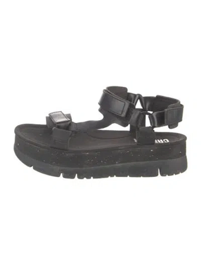 Pre-owned Camper Leather Sandals In Grey