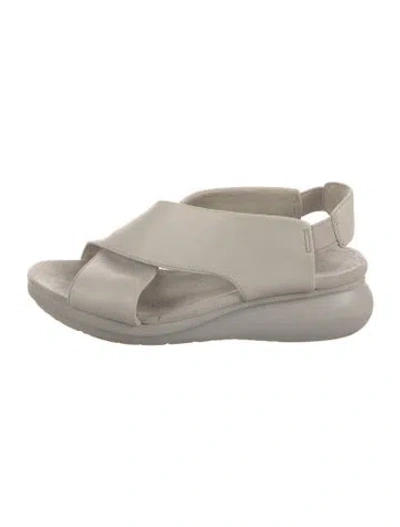 Pre-owned Camper Leather Sandals In Neutral