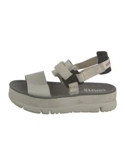 Pre-owned Camper Leather Sandals In White