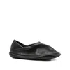 Camper X Issey Miyake Peu Form Leather Slippers In Black