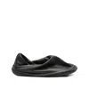 Camper X Issey Miyake Peu Form Leather Slippers In Black
