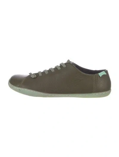 Pre-owned Camper Leather Sneakers In Green