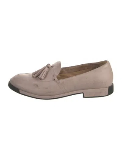 Pre-owned Camper Leather Tassel Accents Loafers In Pink