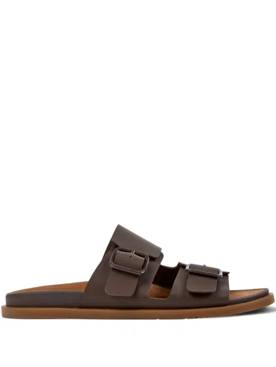 Camper Lluc Buckle-strap Sandals In Brown