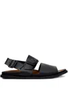 Camper Lluc Two Strap Sandal In Black