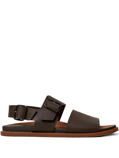 Camper Lluc Buckled-strap Sandals In Brown
