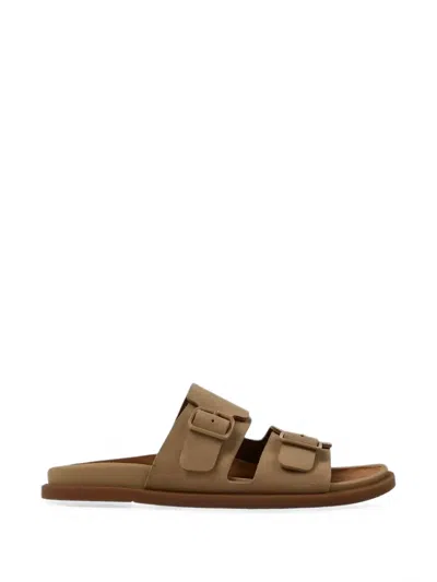 Camper Lluc Buckle-strap Sandals In Brown