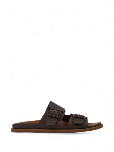 Camper Lluc Buckle-strap Sandals In Brown
