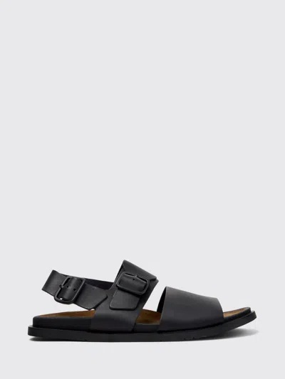 Camper Lluc Leather Sandal In Black