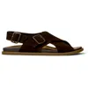 Camper Lluc Slingback Sandals In Brown