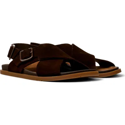 Camper Lluc X-strap Sandal In Brown