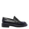 Camper Walden Leather Loafers In Black