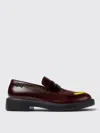 Camper Twins Leather Loafers In Burgunderrot