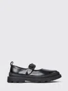 Camper Buckle-strap Leather Loafers In Animal Print