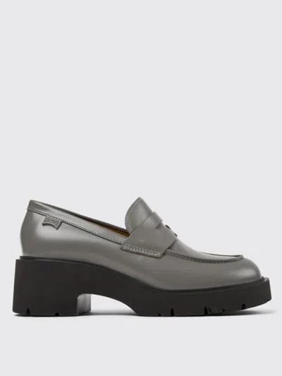 Camper Loafers  Woman Colour Grey In Grau