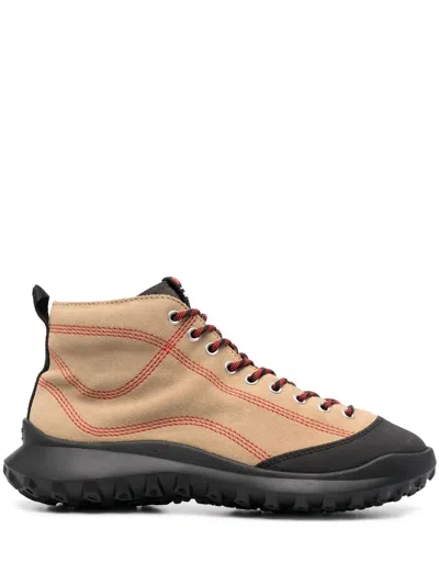 Camper Logo Colour-block Boots In Neutrals