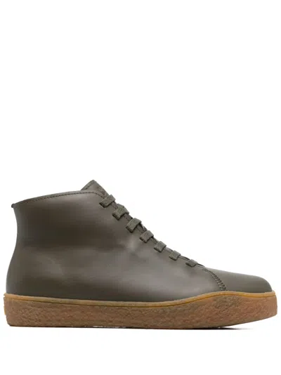 Camper High-top-sneakers Mit Logo In Green