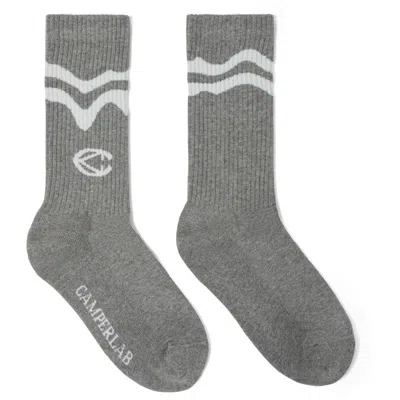 Camper Logo Socks In Gray