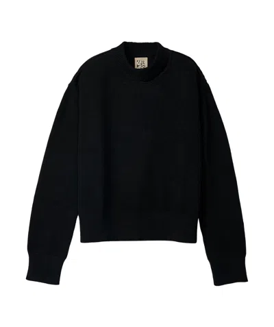 Camper Long-sleeved Sweater In Black