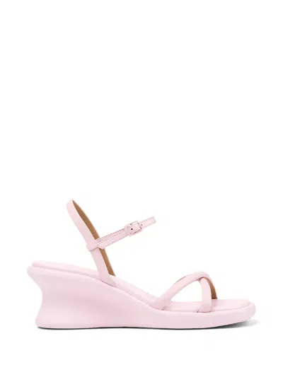 Camper Louise Crossover-strap Sandals In White