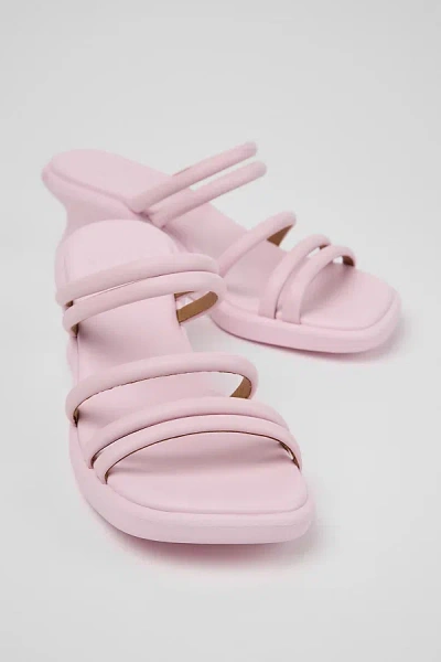 Camper Strappy Wedge Sandals In Pink