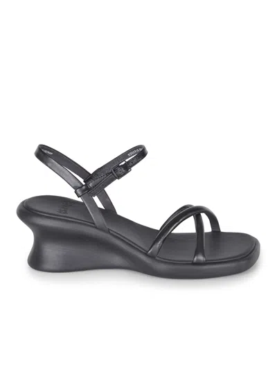 Camper Louise Wedge Sandal In Black