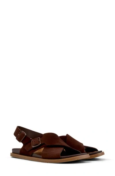 Camper Louise Slingback Sandal In Brown