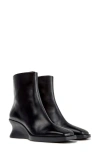 Camper Louise Wedge-heel Ankle Boots In Black