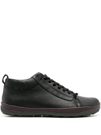 Camper Low-top Lace-up Sneakers In Black
