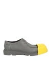 Camper Man Lace-up Shoes Grey Size 6 Soft Leather In Gray