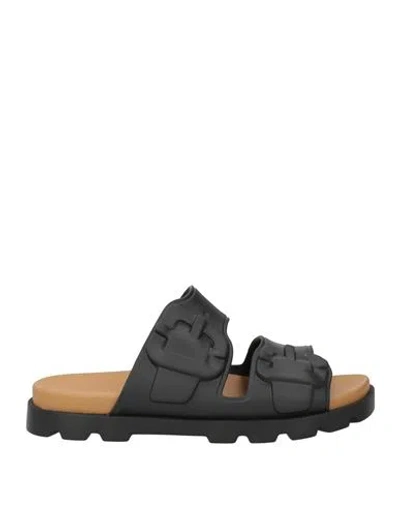 Camper Man Sandals Black Size 10 Rubber