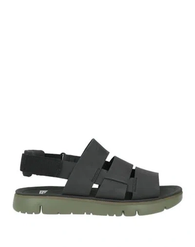 Camper Man Sandals Military Green Size 10 Leather In Purple