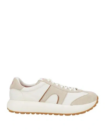 Camper Man Sneakers Light Grey Size 10 Leather In Multi