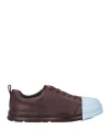 Camper Junction Runner Leather Sneakers In Brown