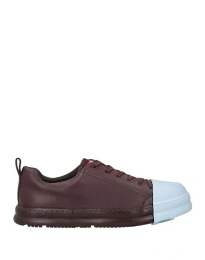 Camper Man Sneakers Plum Size 7 Leather, Plastic In Purple