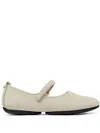 Camper Right Nina Ballerina Shoes In Bianco