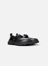 Camper Buckle-strap Leather Loafers In Black