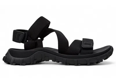 Pre-owned Camper Men's  Drift Trail Recycled Pet Sandal Sneakers In Black