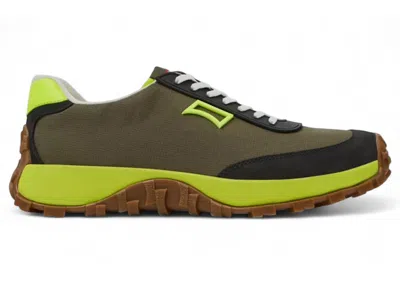 Pre-owned Camper Men's  Drift Trail Sneaker Lime Sneakers In Green