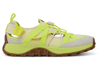 Pre-owned Camper Men's  Drift Trail Vibram Recycled Pet Sneaker Gum Sneakers In Lime In Green