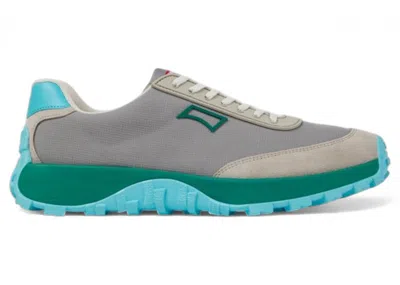 Pre-owned Camper Men's  Drift Trail Vibram Sneaker Green Aqua Sneakers In Grey In Gray