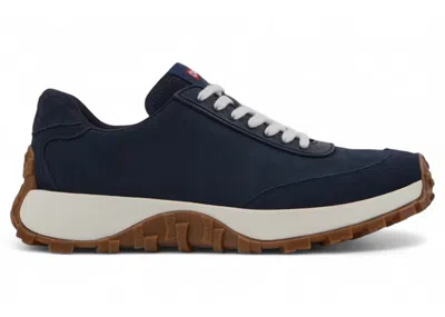Pre-owned Camper Men's  Drift Trail Vibram Sneaker Gum Sneakers In Navy Blue