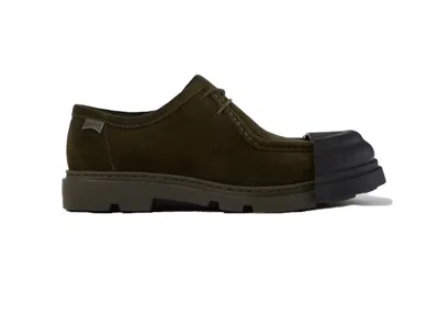 Pre-owned Camper Men's  Junction Green Sneakers In Black